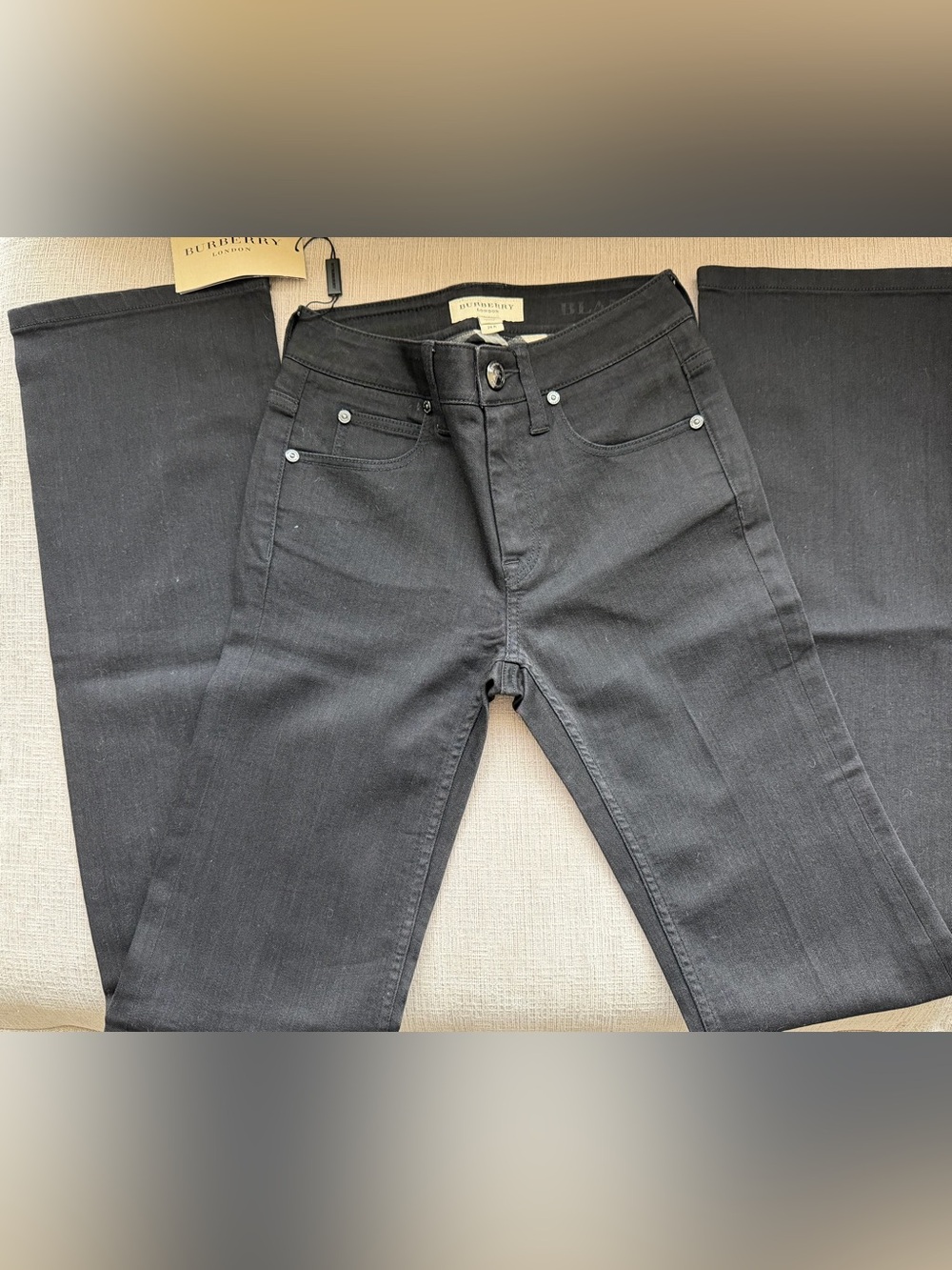 Burberry Women’s Skinny Black Jeans